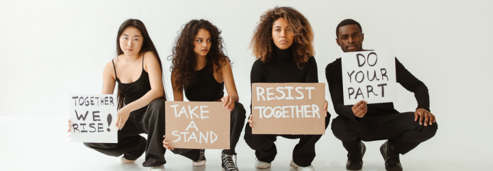 People resisting
